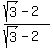 %28sqrt%283%29-2%29%2F%28sqrt%283%29-2%29