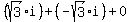 %28sqrt%283%29i%29%2B%28-sqrt%283%29i%29%2B0