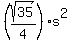 %28sqrt%2835%29%2F4%29s%5E2