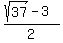 %28sqrt%2837%29-3%29%2F2