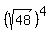 %28sqrt%2848%29%29%5E4