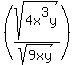 %28sqrt%284x%5E3y%29%2Fsqrt%289xy%29%29