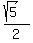 %28sqrt%285%29%29%2F2++
