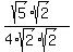 %28sqrt%285%29%2Asqrt%282%29%29%2F%284%2Asqrt%282%29%2Asqrt%282%29%29
