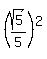 %28sqrt%285%29%2F5%29%5E2