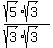 %28sqrt%285%29sqrt%283%29%29%2F%28sqrt%283%29sqrt%283%29%29