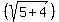 %28sqrt%285%2B4%29%29