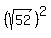 %28sqrt%2852%29%29%5E2