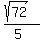 %28sqrt%2872%29%29%2F%285%29