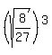 %28sqrt%288%2F27%29%29%5E3