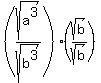 %28sqrt%28a%5E3%29%2Fsqrt%28b%5E3%29%29%28sqrt%28b%29%2Fsqrt%28b%29%29