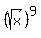 %28sqrt%28x%29%29%5E9