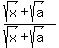%28sqrt%28x%29%2Bsqrt%28a%29%29%2F%28sqrt%28x%29%2Bsqrt%28a%29%29