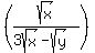 %28sqrt%28x%29%2F%283sqrt%28x%29-sqrt%28y%29%29%29