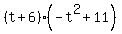 %28t%2B6%29%28-t%5E2%2B11%29