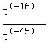 %28t%5E-16%29%2F%28t%5E-45%29