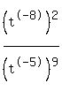 %28t%5E-8%29%5E2%2F%28t%5E-5%29%5E9