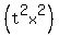 %28t%5E2x%5E2%29