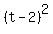 %28t-2%29%5E2