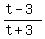 %28t-3%29%2F%28t%2B3%29