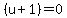 %28u%2B1%29=0