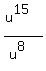 %28u%5E15%29%2F%28u%5E8%29+