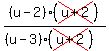 %28u-2%29%28cross%28u%2B2%29%29+%2F+%28%28u-3%29%28cross%28u%2B2%29%29%29