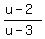 %28u-2%29+%2F+%28u-3%29