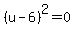 %28u-6%29%5E2+=+0
