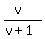 %28v%29%2F%28v%2B1%29
