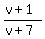 %28v%2B1%29%2F%28v%2B7%29