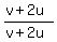 %28v%2B2u%29%2F%28v%2B2u%29