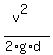 %28v%5E2%29%2F%282%2Ag%2Ad%29
