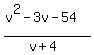 %28v%5E2-3v-54%29%2F%28v%2B4%29