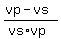 %28vp-vs%29%2F%28vs%2Avp%29