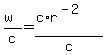 %28w%29%2Fc=%28c%2Ar%5E%28-2%29%29%2Fc