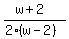 %28w%2B2%29%2F%282%2A%28w-2%29%29
