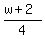 %28w%2B2%29%2F4