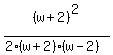 %28w%2B2%29%5E2%2F%282%2A%28w%2B2%29%2A%28w-2%29%29