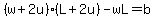 %28w%2B2u%29%28L%2B2u%29-wL=b