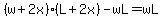 %28w%2B2x%29%28L%2B2x%29-wL=wL