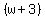 %28w%2B3%29