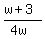 %28w%2B3%29%2F%284w%29