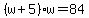%28w%2B5%29%2Aw=84
