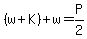 %28w%2BK%29%2Bw=P%2F2