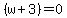 %28w+%2B+3%29+=+0