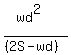 %28wd%5E2%29%2F%28%282S-wd%29%29
