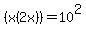 %28x%282x%29%29=10%5E2