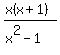 %28x%28x%2B1%29%29%2F%28x%5E2-1%29