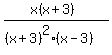 %28x%28x%2B3%29%29%2F%28%28x%2B3%29%5E2%2A%28x-3%29%29